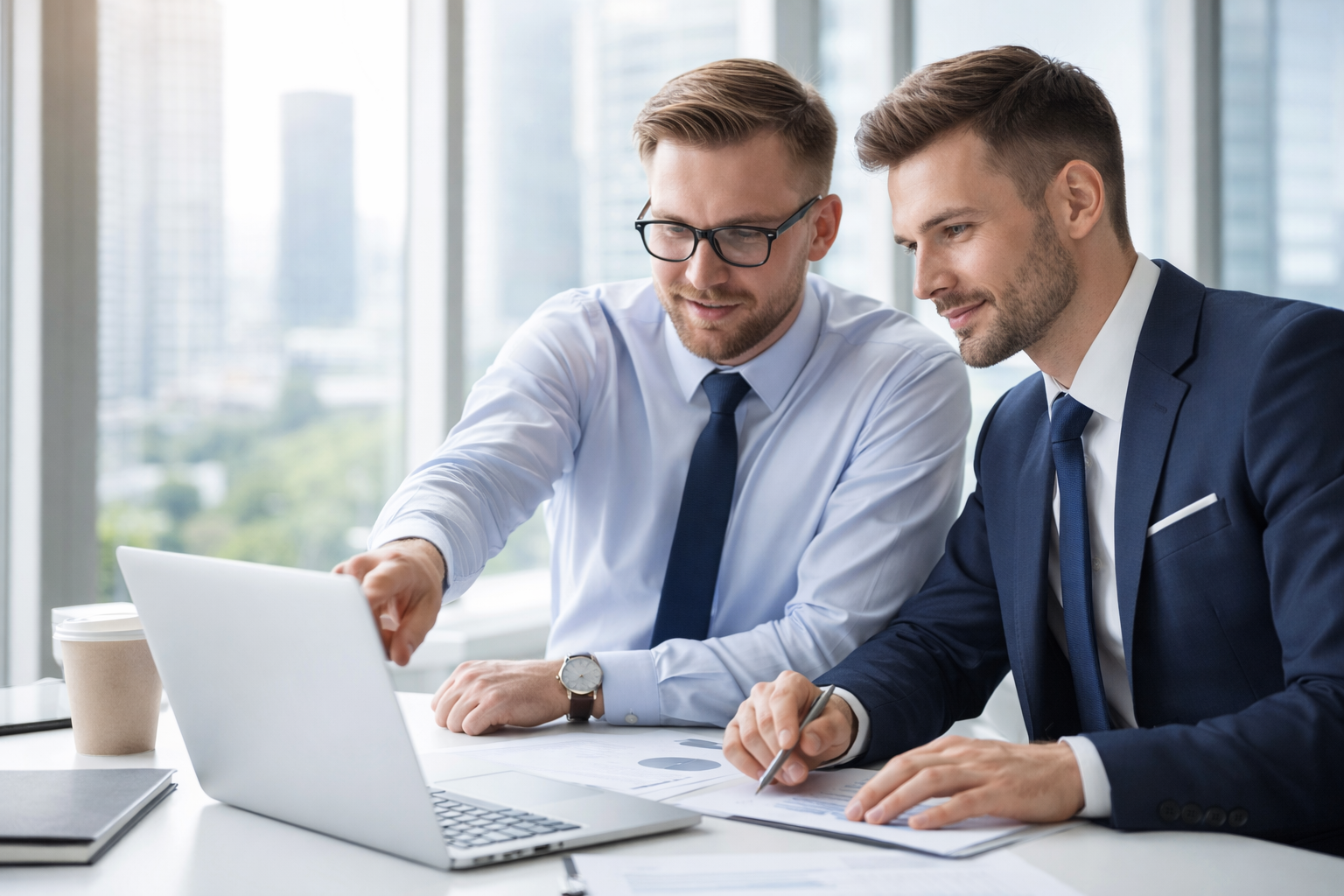 People discussing a technical solution